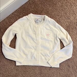 Vineyard Vines Cream Cardigan for Kids